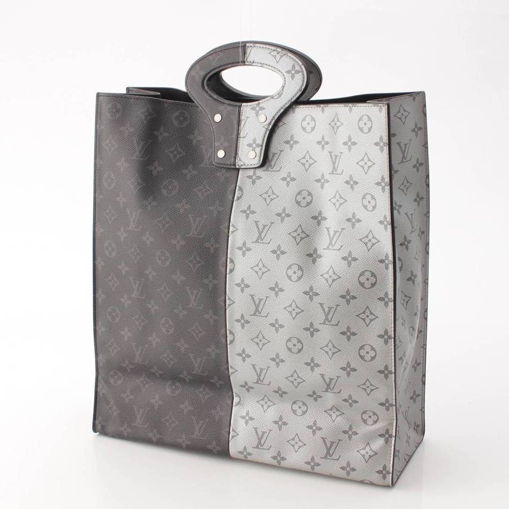 Louis Vuitton Monogram Eclipse Split Bicolor Tote… - image 2